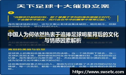 中国人为何依然热衷于追捧足球明星背后的文化与情感因素解析